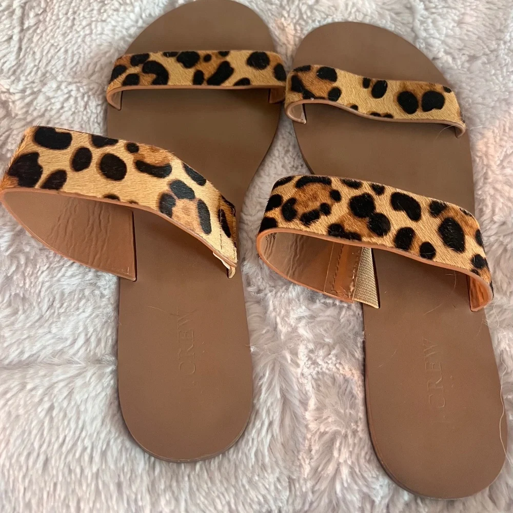 J. Crew Animal print flats - Picture 1 of 2